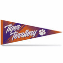 Clemson Team Slogan Soft Felt 12X30 Pennant - Tiger Territory