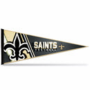 NFL Rico Industries New Orleans Saints 12" x 30" Soft Felt Pennant - EZ to Hang