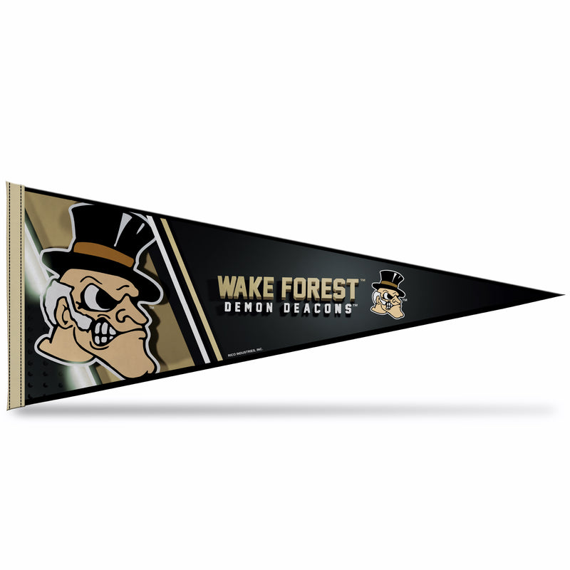 Wake Forest Soft Felt Carded Pennant (12X30)