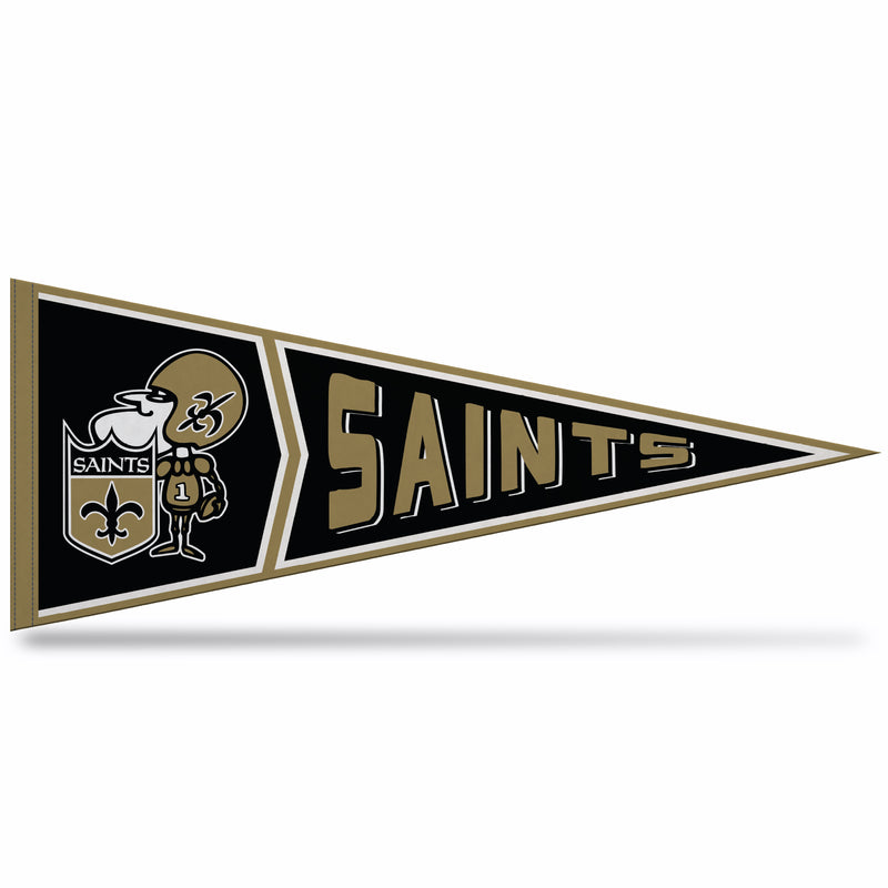 Saints Retro Design Soft Felt Carded Pennant (12" X 30")