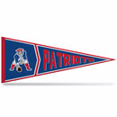 Patriots Retro Design Soft Felt Carded Pennant (12" X 30")