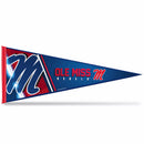 Mississippi Rebels 12" x 30" Soft Felt Pennant