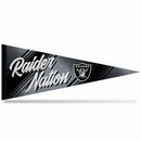 Raiders Team Slogan 12" x 30" Soft Felt Pennant