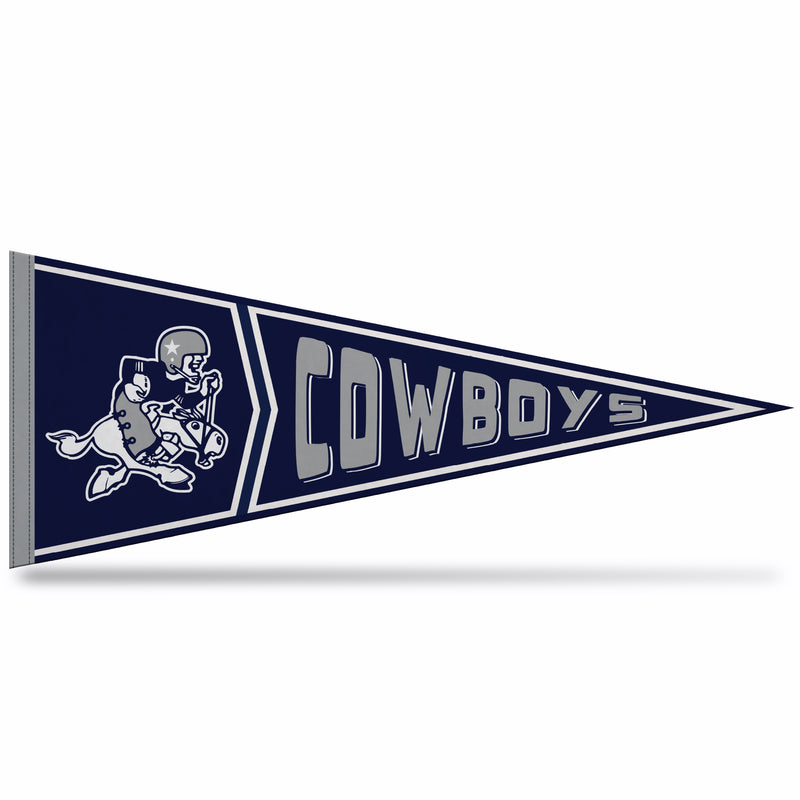 Cowboys Retro Design Soft Felt Carded Pennant (12" X 30")