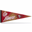49ers Team Slogan 12" x 30" Soft Felt Pennant