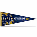 Notre Dame Soft Felt 12" X 30" Pennant With Header Card