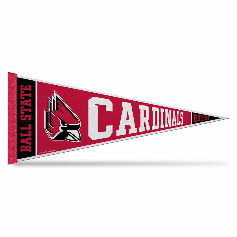 Ball State Cardinals Rally Soft Felt Pennant (12x30")