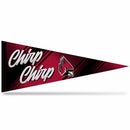 Ball State Team Slogan Soft Felt 12X30 Pennant - "Chirp Chirp"