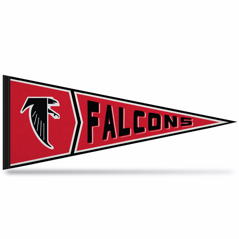 Falcons Retro Design Soft Felt Carded Pennant (12" X 30")