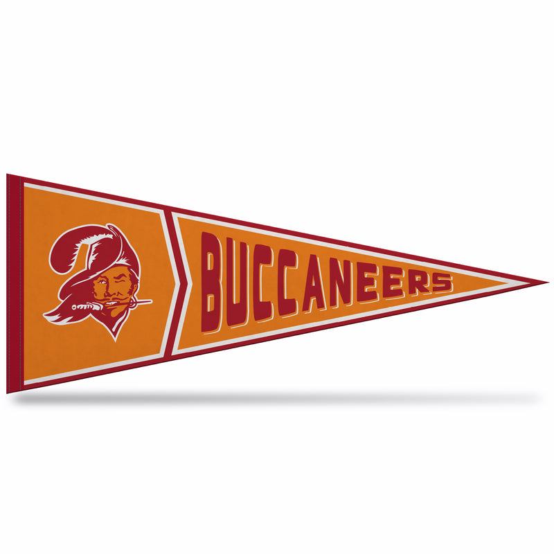 Buccaneers Retro Design Soft Felt Carded Pennant (12" X 30")