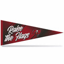 Buccaneers Team Slogan 12" x 30" Soft Felt Pennant
