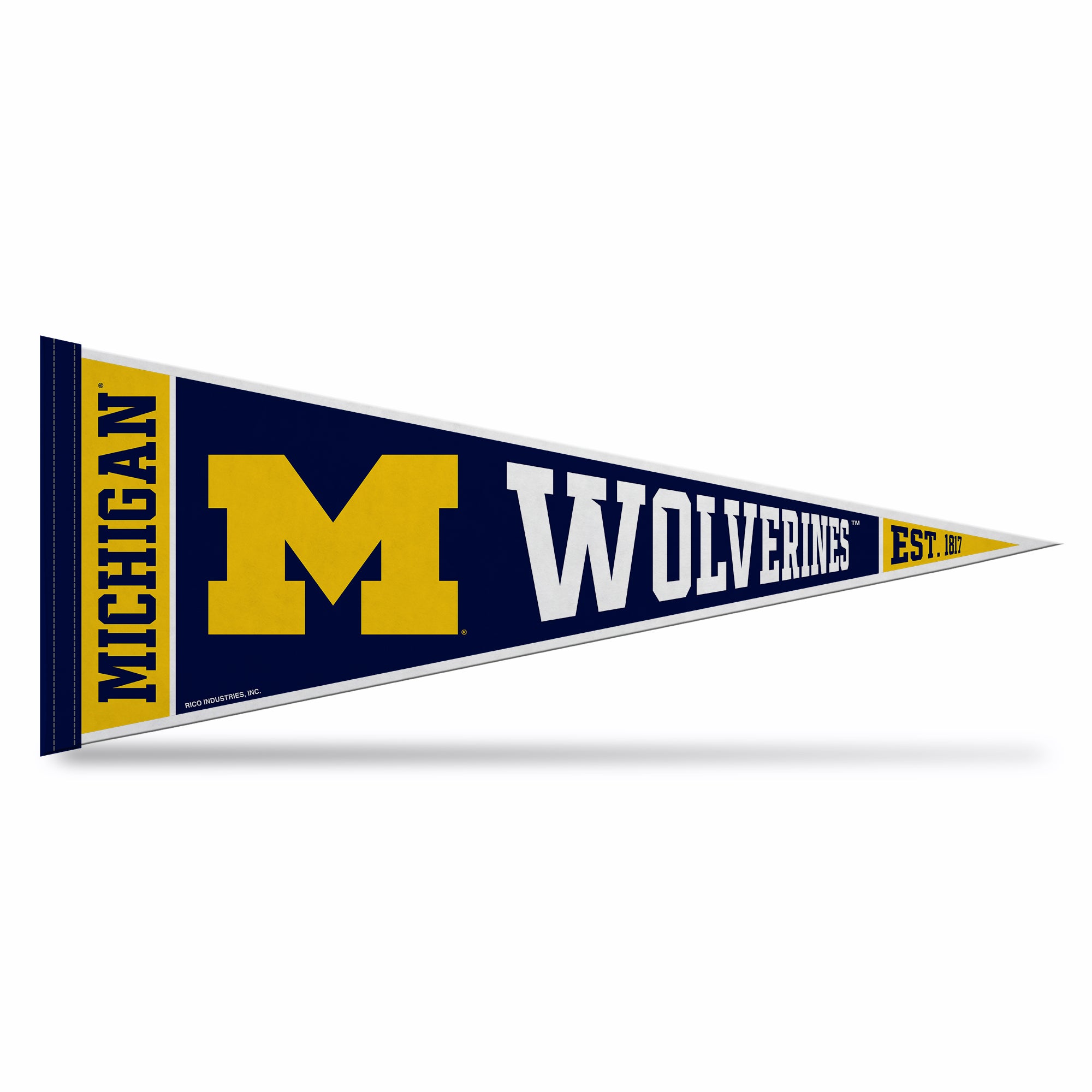 Michigan Wolverines 12x30 Pennant Blue, Blue, Size NA Michigan Wolverines 12x30 Pennant Blue, Blue, Size NA