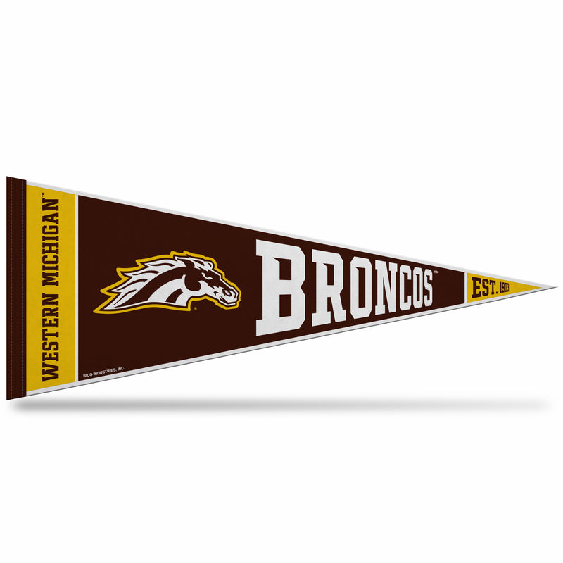 Western Michigan Broncos Rally 12x30" Soft Felt Pennant