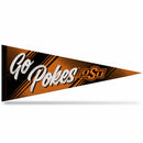 Oklahoma State Team Slogan Soft Felt 12X30 Pennant - Go Pokes