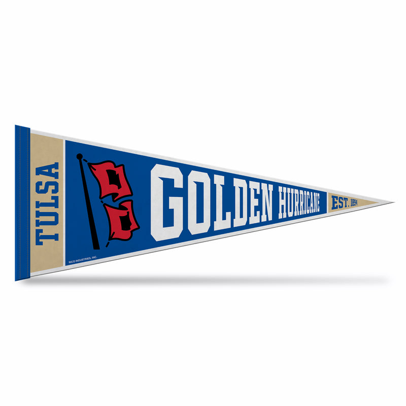 Tulsa Golden Hurricane Rally Soft Felt Pennant (12x30")