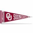 Oklahoma University Rally Design Soft Felt 12" X 30" Pennant With Header Card