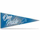 Lions Team Slogan 12" x 30" Soft Felt Pennant