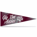 Texas A&M Team Slogan Soft Felt 12X30 Pennant - Gig 'Em Aggies