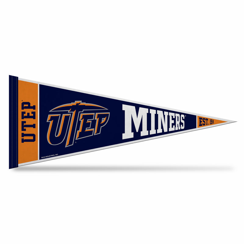 Texas-El Paso Miners Rally Soft Felt Pennant (12x30")