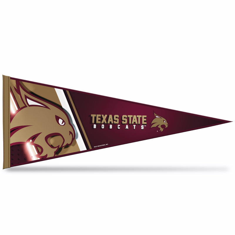 Texas State Soft Felt Carded Pennant (12X30)