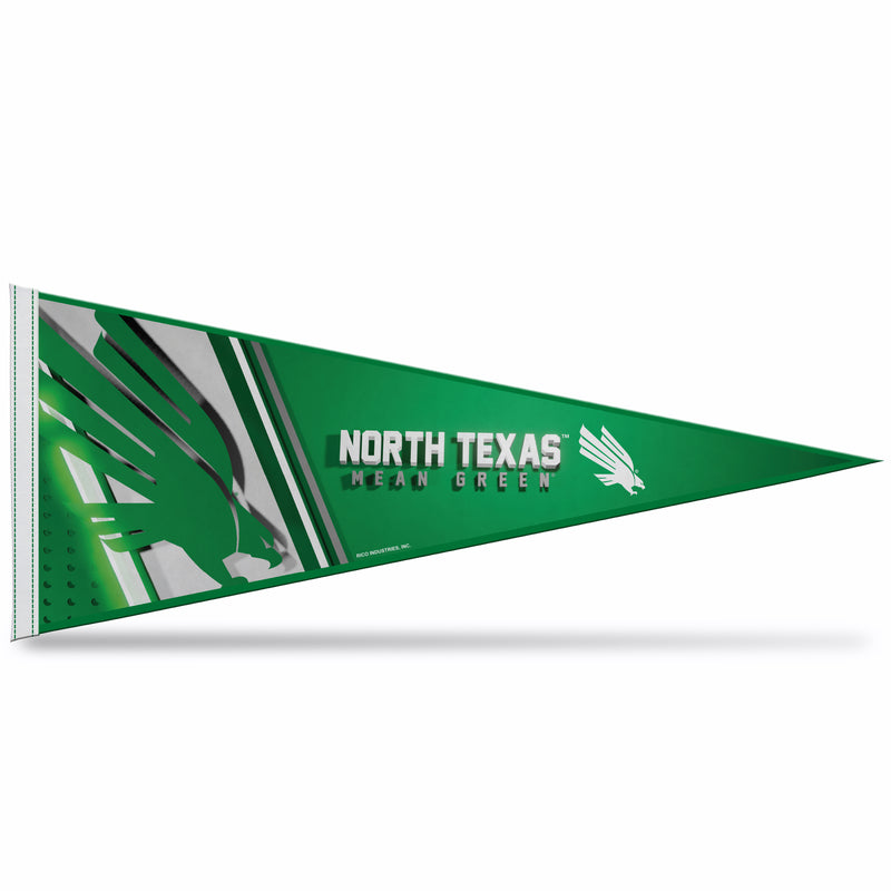North Texas Soft Felt Carded Pennant (12X30)