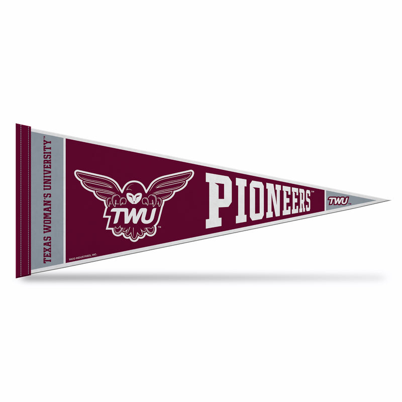 Texas Woman's Pioneers Rally Soft Felt Pennant (12x30")