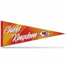 Chiefs Team Slogan 12" x 30" Soft Felt Pennant