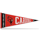 York College Cardinals Rally Design Soft Felt Carded Pennant (12" X 30")