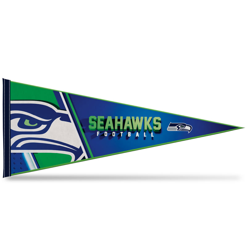 NFL Rico Industries Seattle Seahawks 12" x 30" Soft Felt Pennant - EZ to Hang