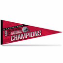 Ohio State University 9 Time College Football National Champs Felt Pennant