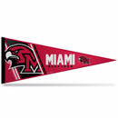 Miami Of Ohio Soft Felt 12" X 30" Pennant With Header Card