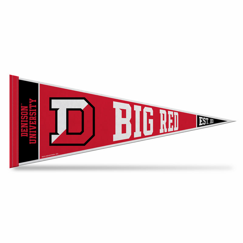 Denison Big Red Rally Soft Felt Pennant (12x30")
