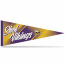 Vikings Team Slogan 12" x 30" Soft Felt Pennant
