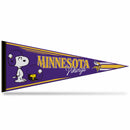 Minnesota Vikings Peanuts Game Day Soft Felt Pennant