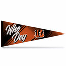 Bengals Team Slogan 12" x 30" Soft Felt Pennant
