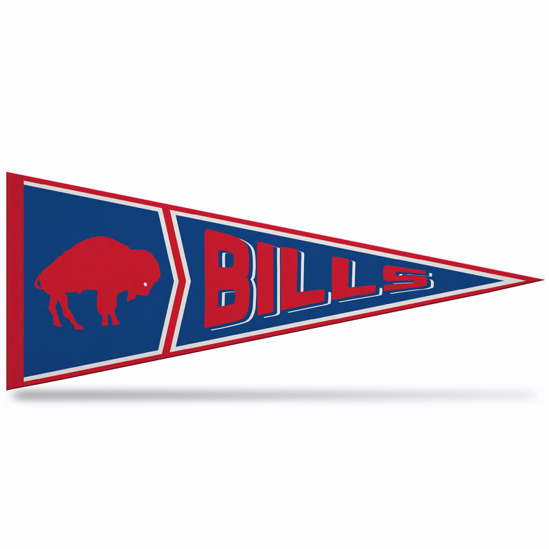 Bills Retro Design Soft Felt Carded Pennant (12" X 30")