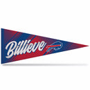 Buffalo Bills Team Slogan Design 12x30 Soft Felt Pennant