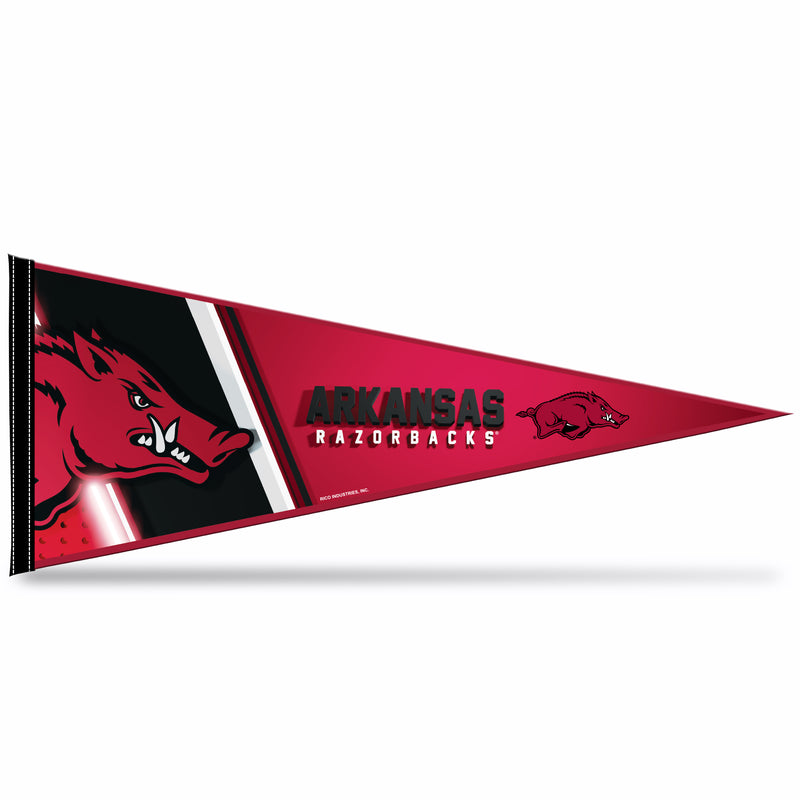 NCAA Rico Industries Arkansas Razorbacks 12" x 30" Soft Felt Pennant - EZ to Hang