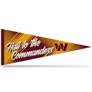 Commanders Team Slogan 12" x 30" Soft Felt Pennant