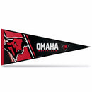 Nebraska - Omaha Soft Felt 12" X 30" Pennant With Header Card