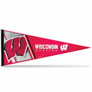 Wisconsin University Soft Felt 12" X 30" Pennant With Header Card