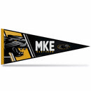 Wisconsin - Milwaukee Soft Felt 12" X 30" Pennant With Header Card