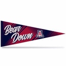 Arizona University Team Slogan Soft Felt 12X30 Pennant - "Bear Down"