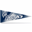 BYU Team Slogan Soft Felt 12X30 Pennant - "Go Cougs"