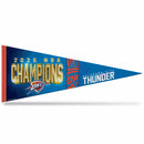 OKC Thunder 2025 NBA Champions Soft Felt 12X30 Pennant