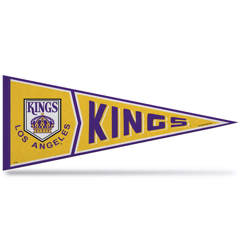 Kings - La Retro Design Soft Felt Carded Pennant (12" X 30")