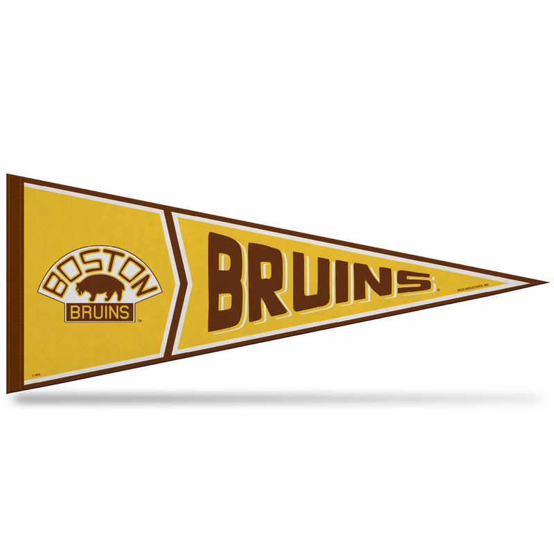 Bruins Retro Design Soft Felt Carded Pennant (12" X 30")