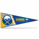 Sabres Soft Felt 12" X 30" Pennant With Header Card