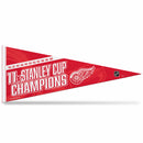 Red Wings : 11 Time Stanley Cup Champs  Soft Felt Carded Pennant (12X30)