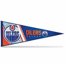Oilers Soft Felt 12" X 30" Pennant With Header Card